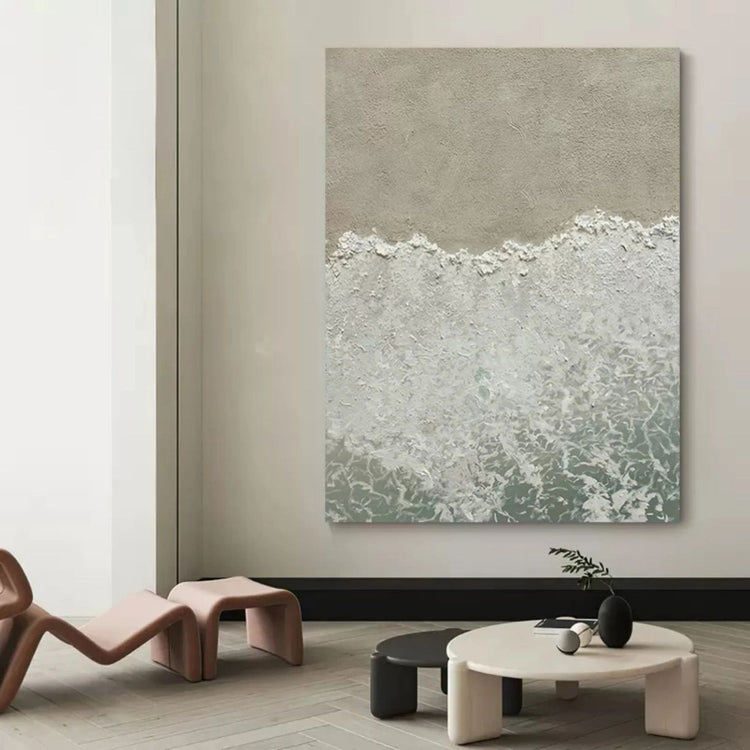Textured Ocean & Beach Oil Paintings
