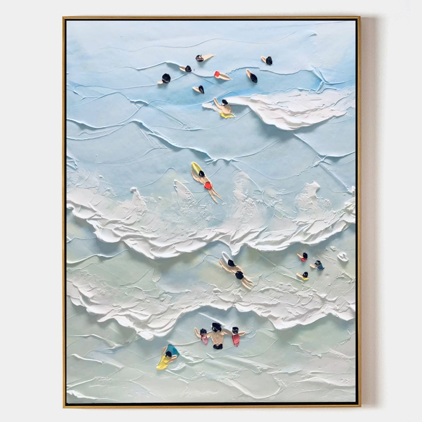 Texture Summer Swimming Painting TA#044