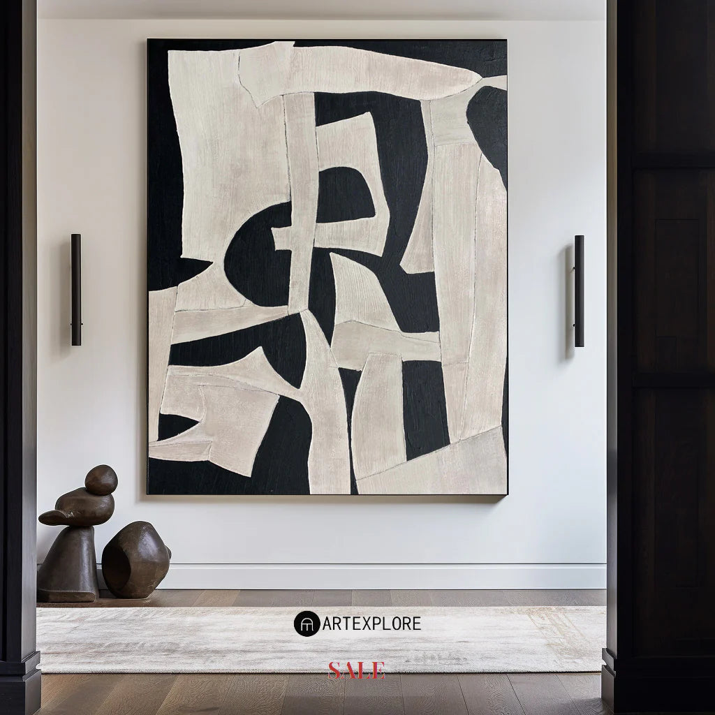 Minimalist Geometric Painting CM#115