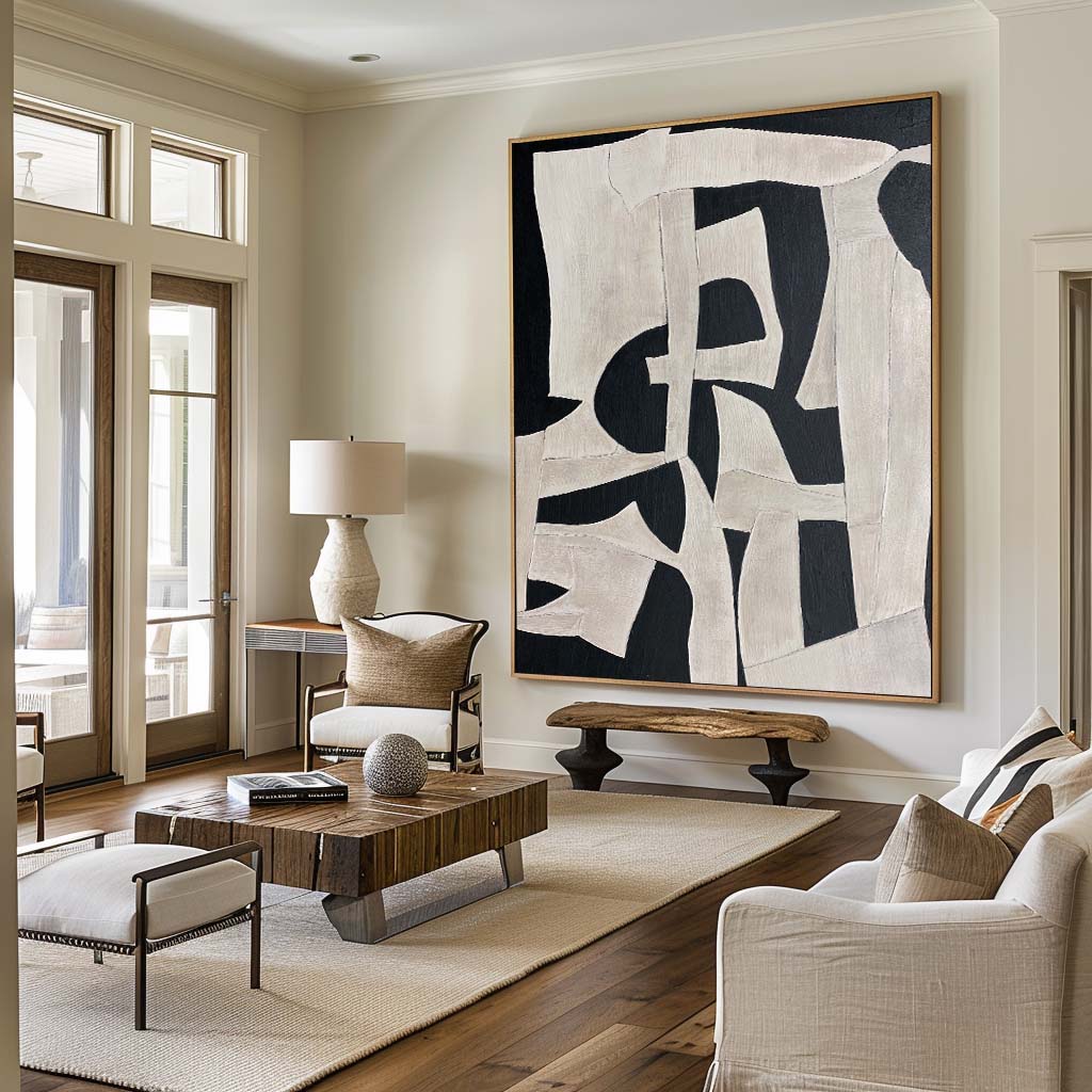 Minimalist Geometric Painting CM#115