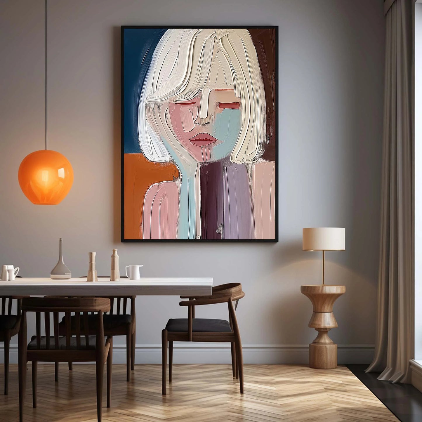 Female Portrait Painting WS#040