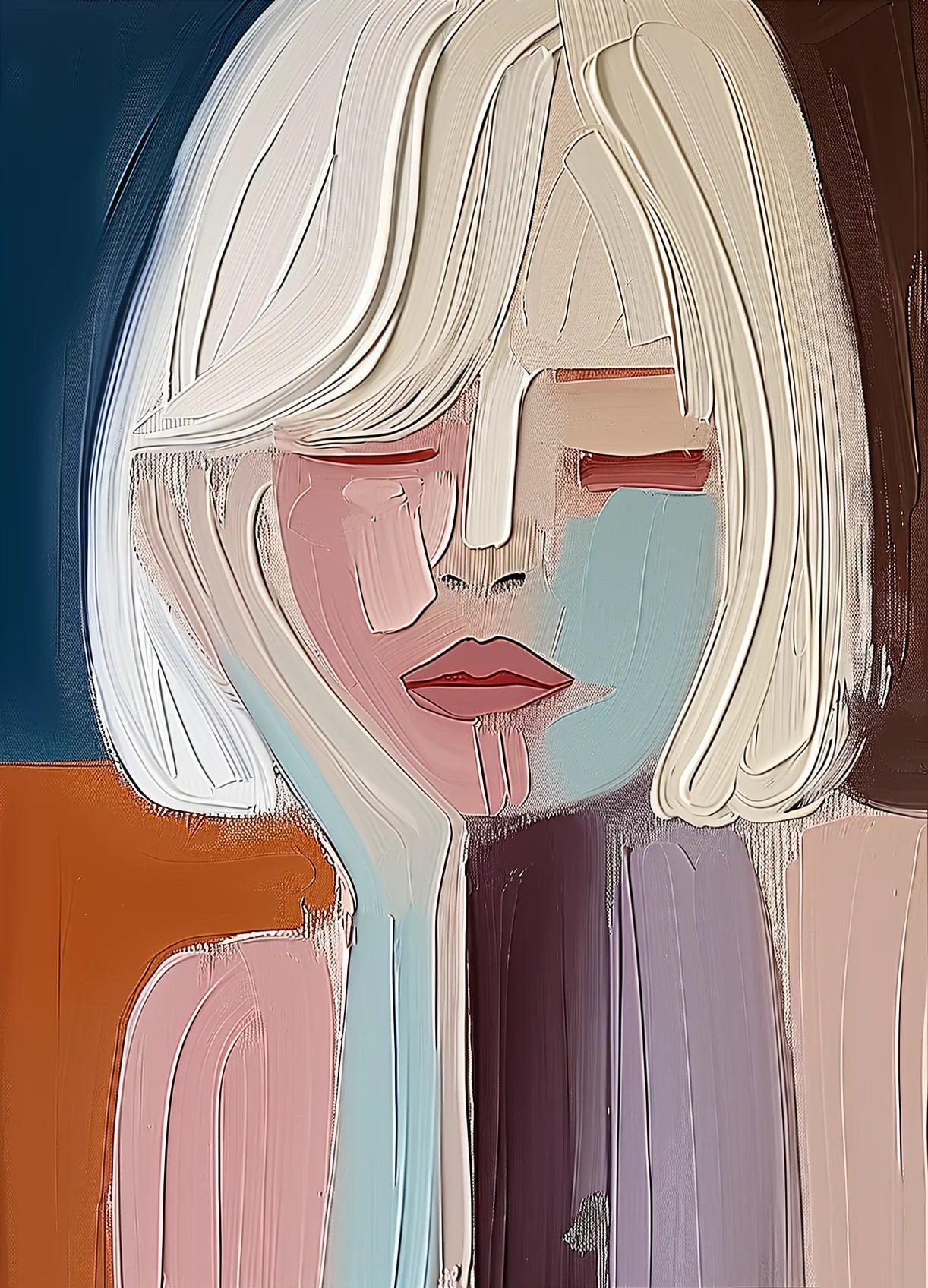 Female Portrait Painting WS#040