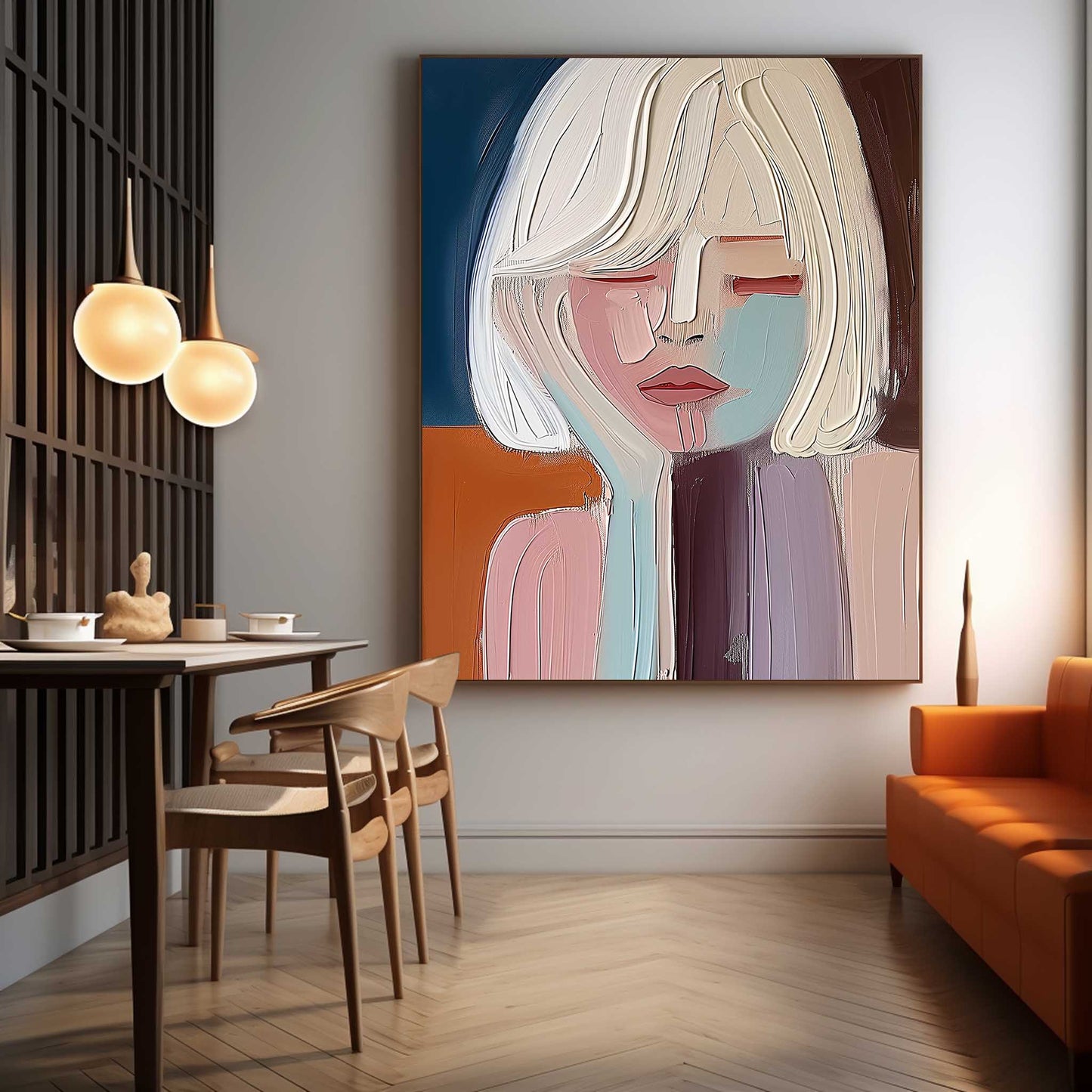 Female Portrait Painting WS#040