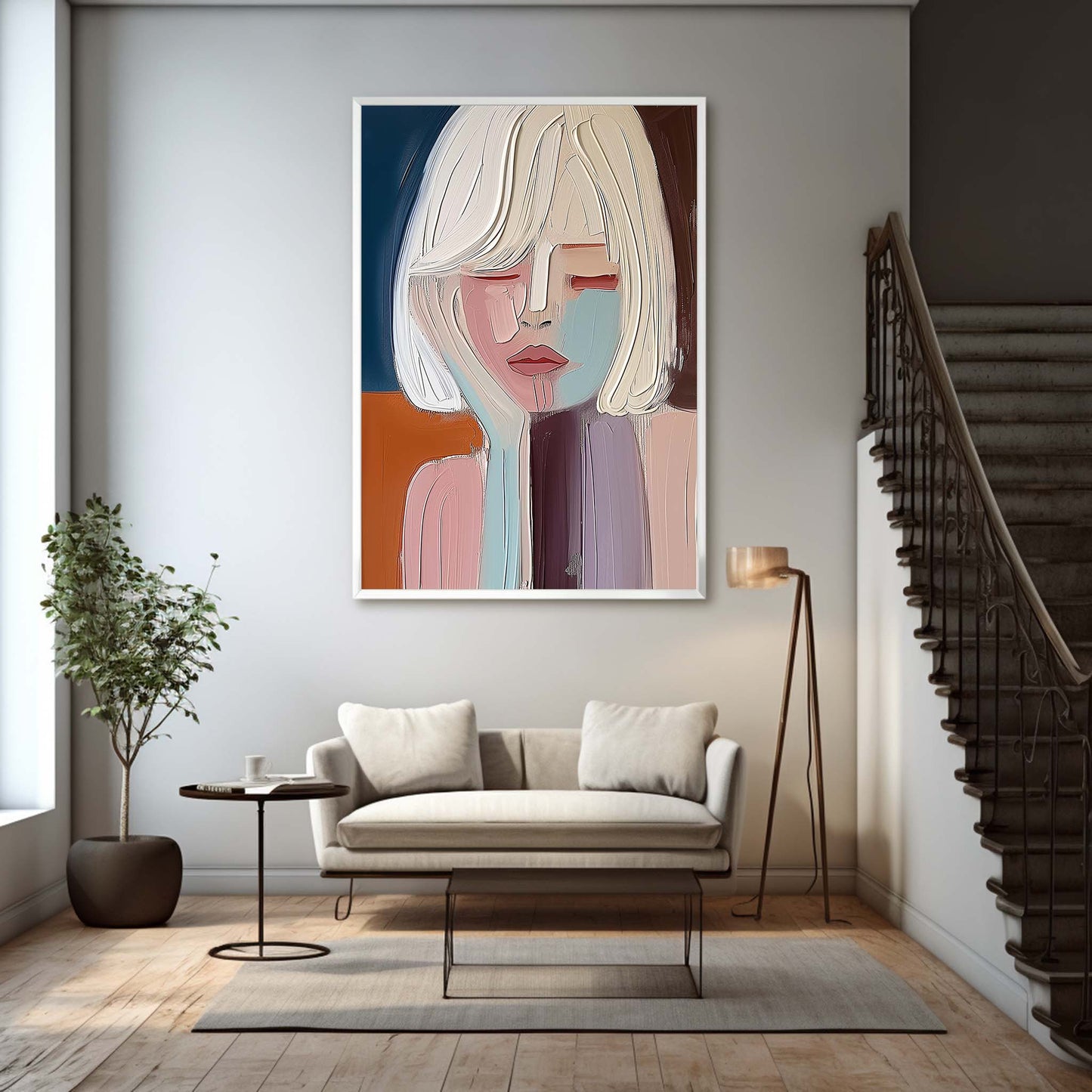 Female Portrait Painting WS#040