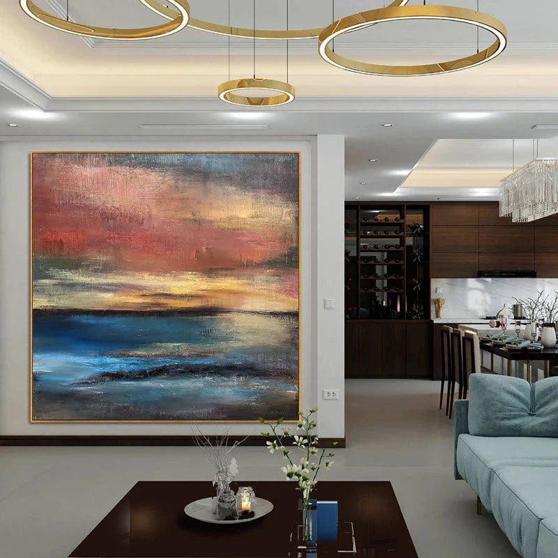 Colorful Ocean Painting CA#049