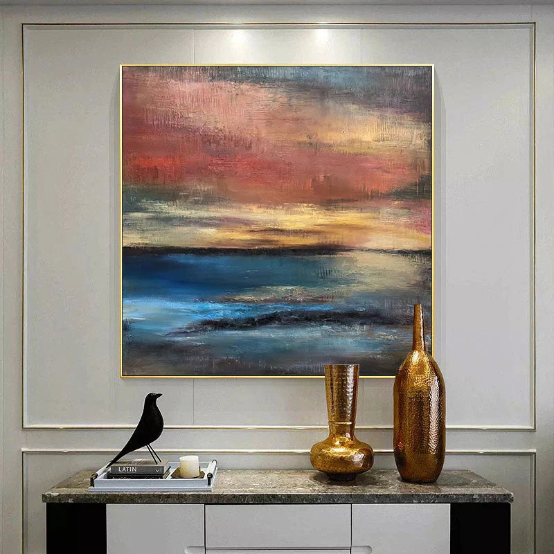 Colorful Ocean Painting CA#049