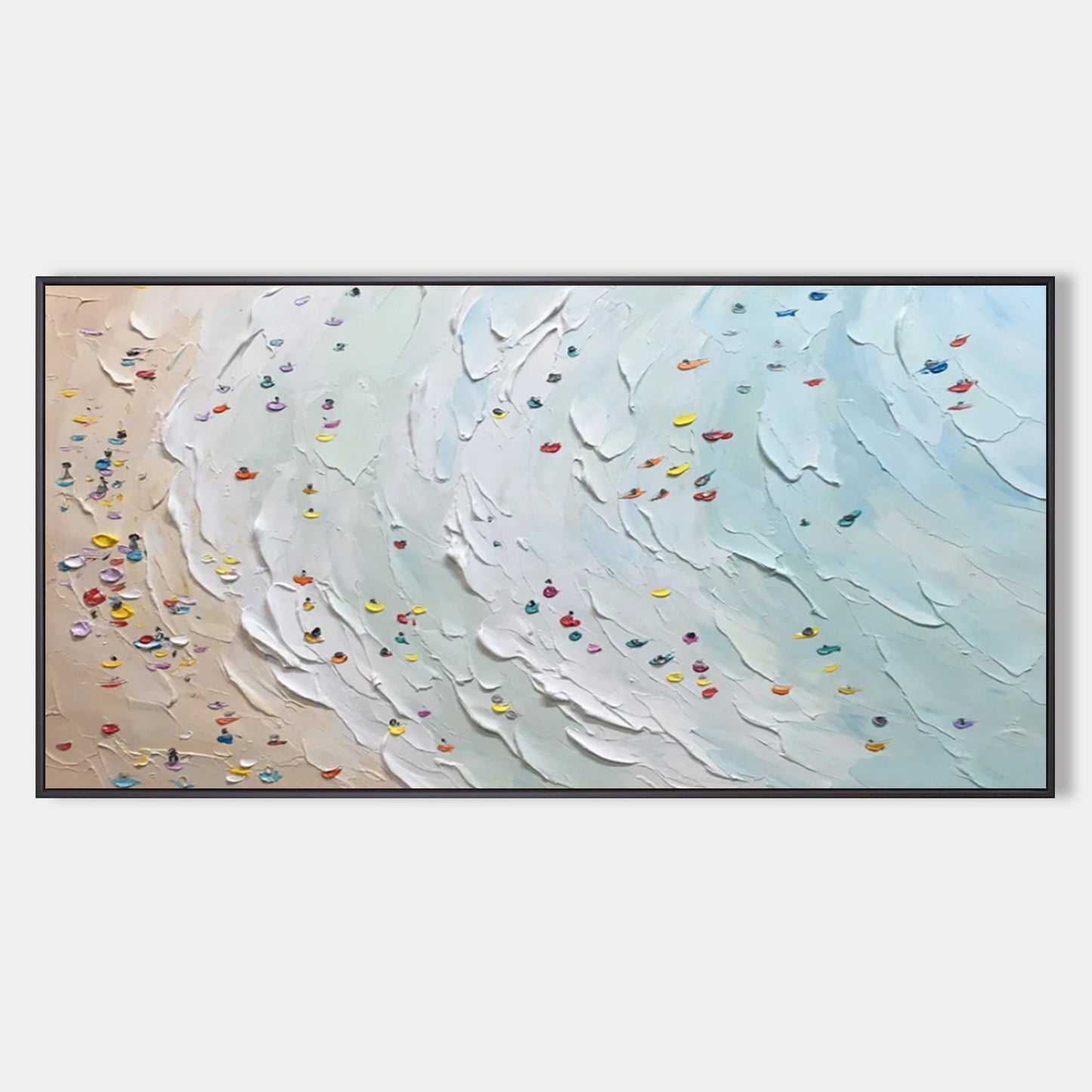 Texture Painting Beach Landscape TA#034