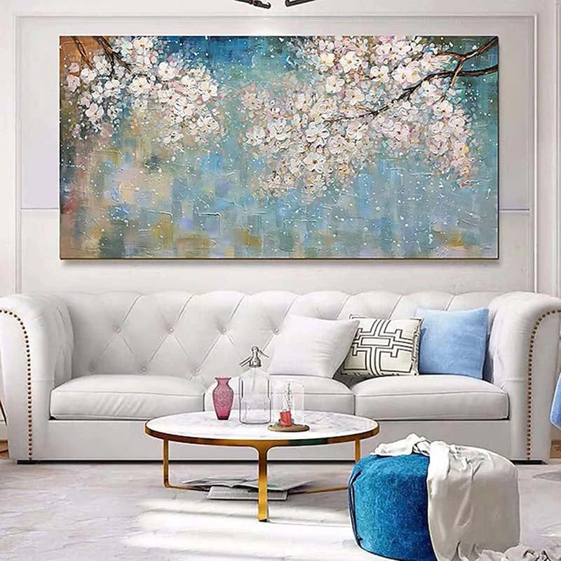Texture Flower Tree Painting TA#052