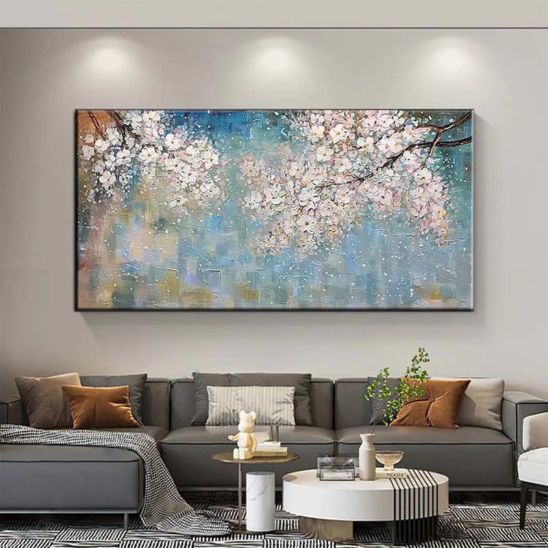 Texture Flower Tree Painting TA#052