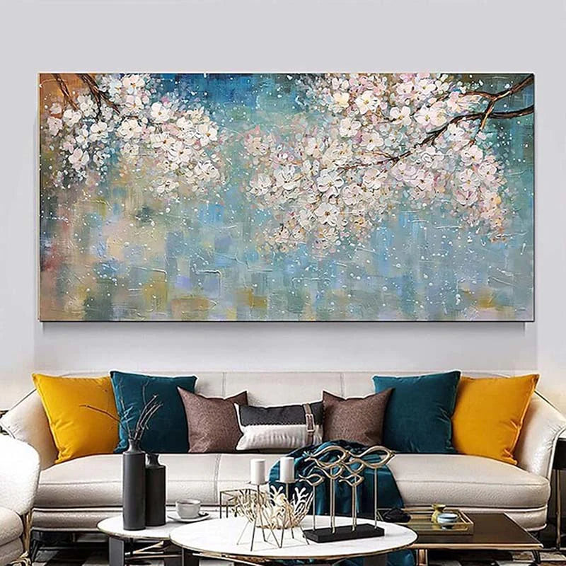 Texture Flower Tree Painting TA#052