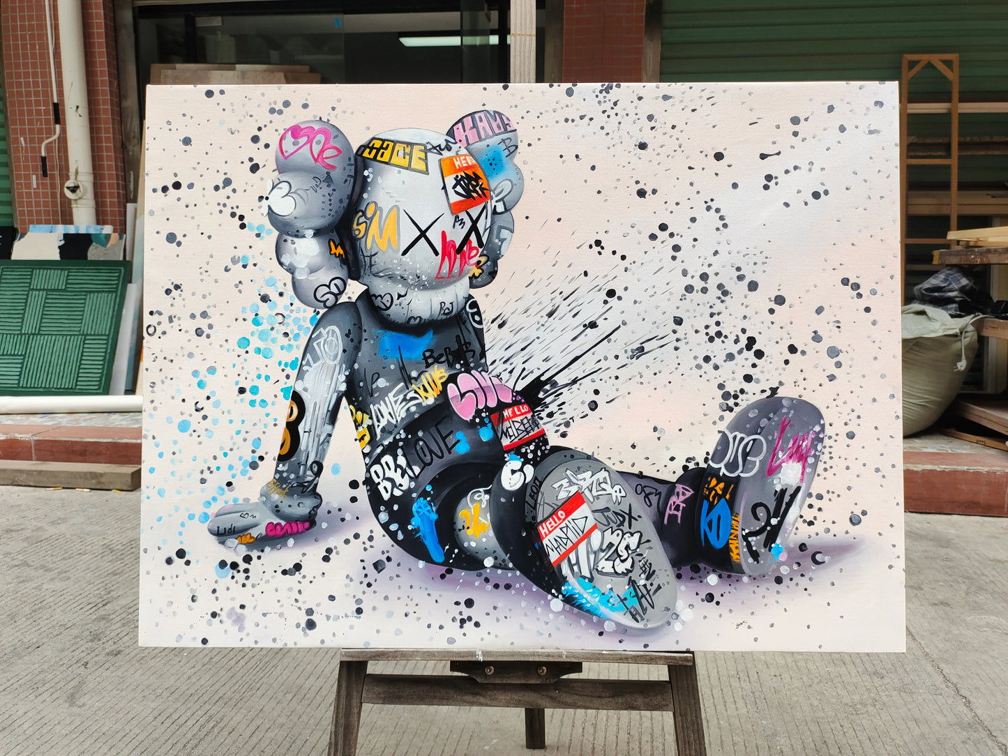 Bear Pop Art Painting PA#077