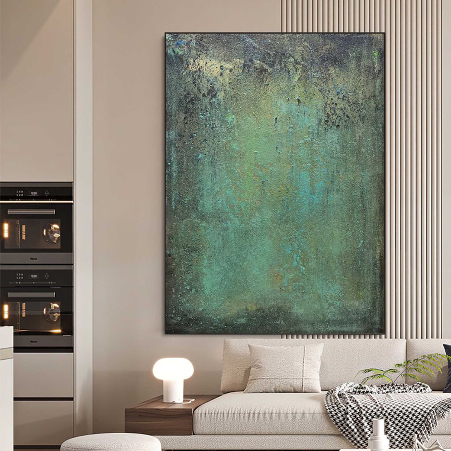 Wabi-Sabi Painting Green WS#023