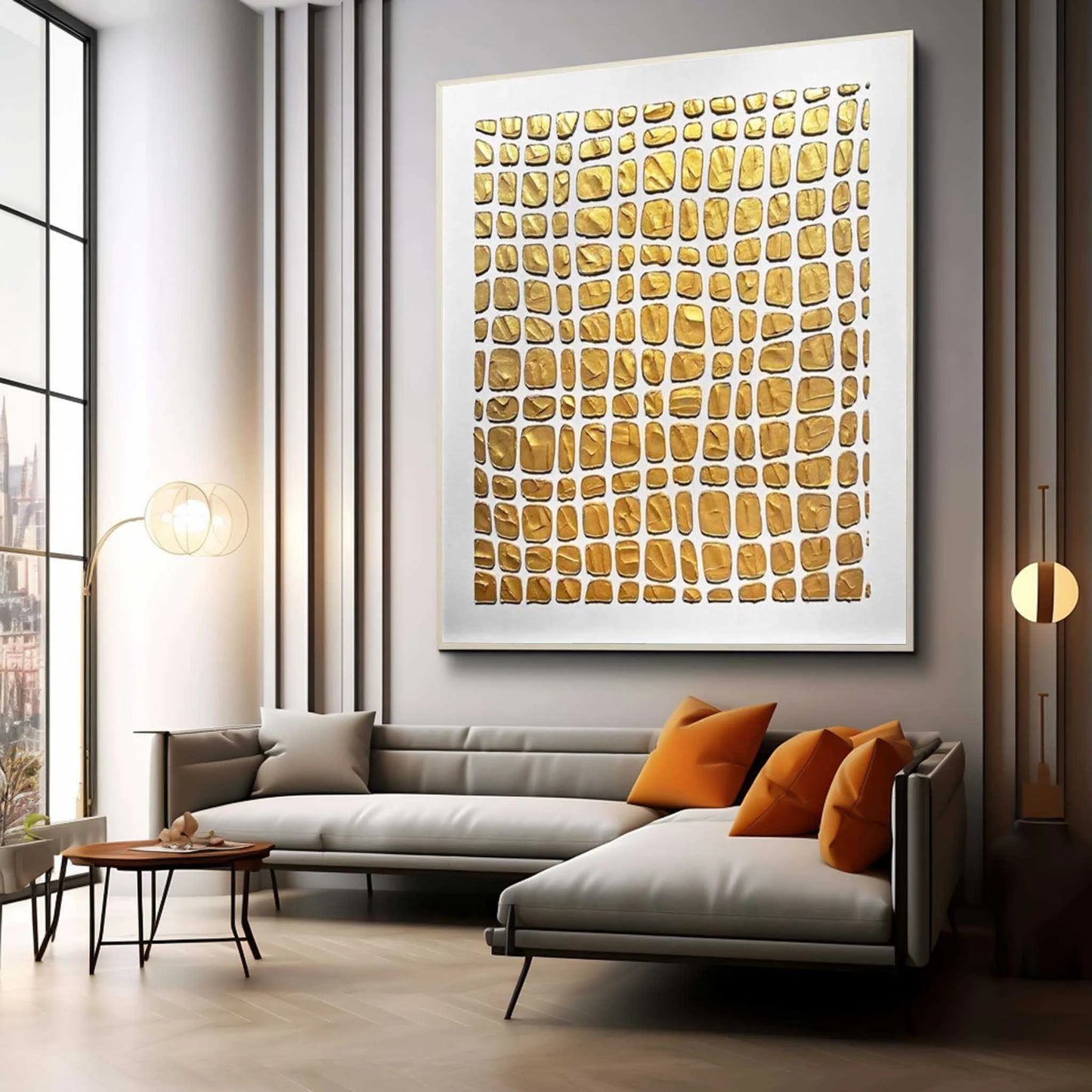 Wabi-Sabi Golden Painting TA#039