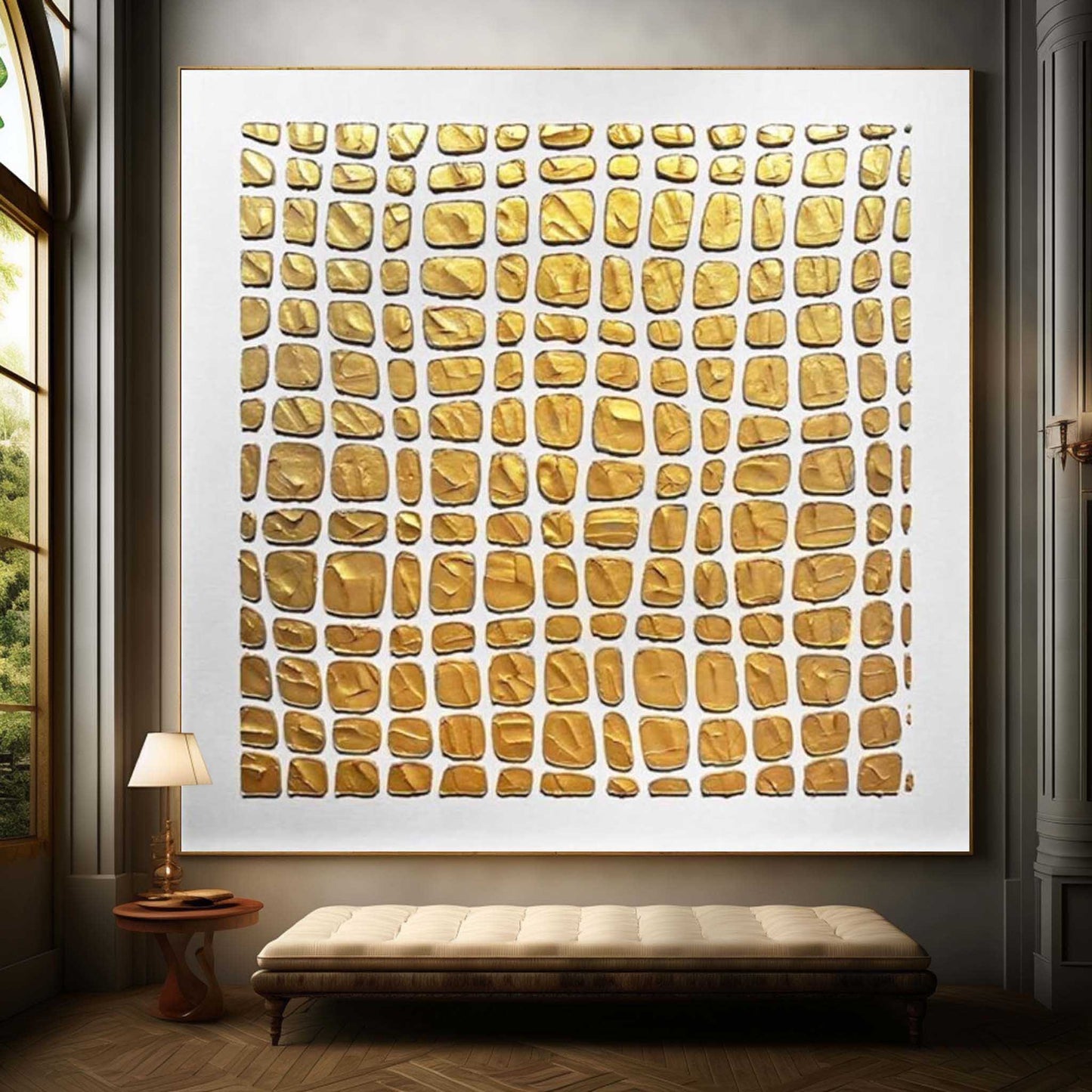 Wabi-Sabi Golden Painting TA#039