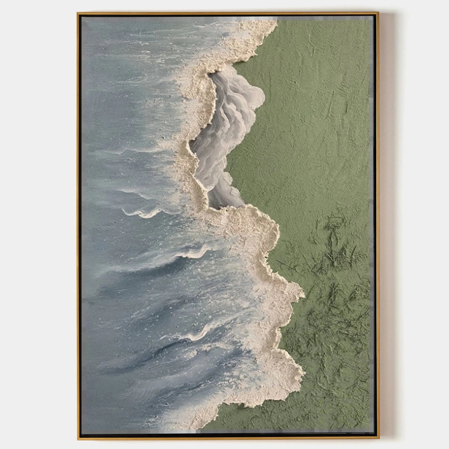 Texture Painting Landscape Ocean TA#021