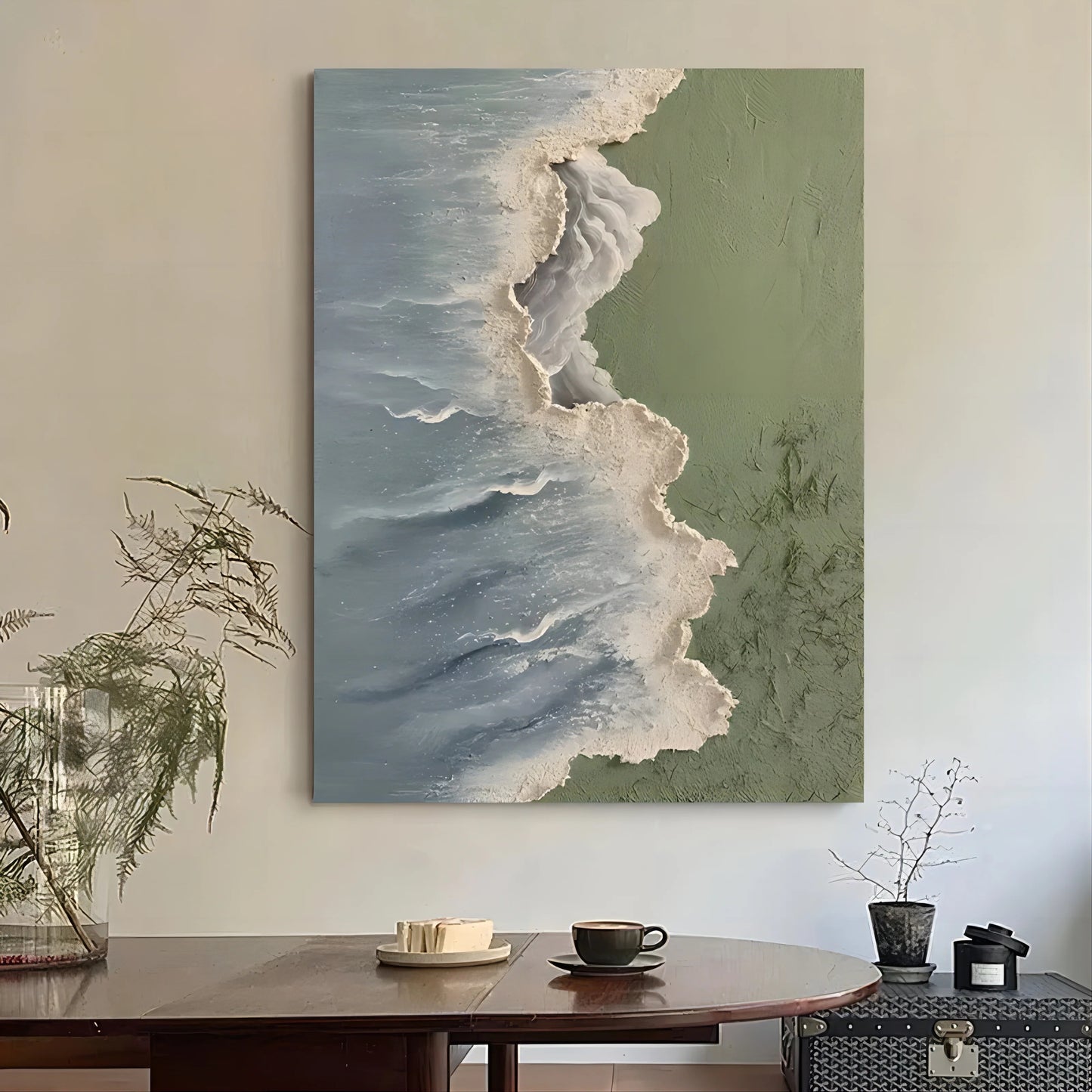 Texture Painting Landscape Ocean TA#021