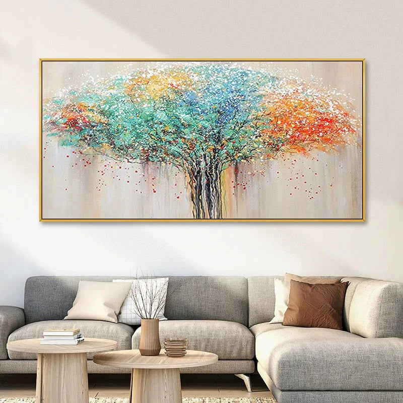 Texture Colorful Tree Painting TA#057