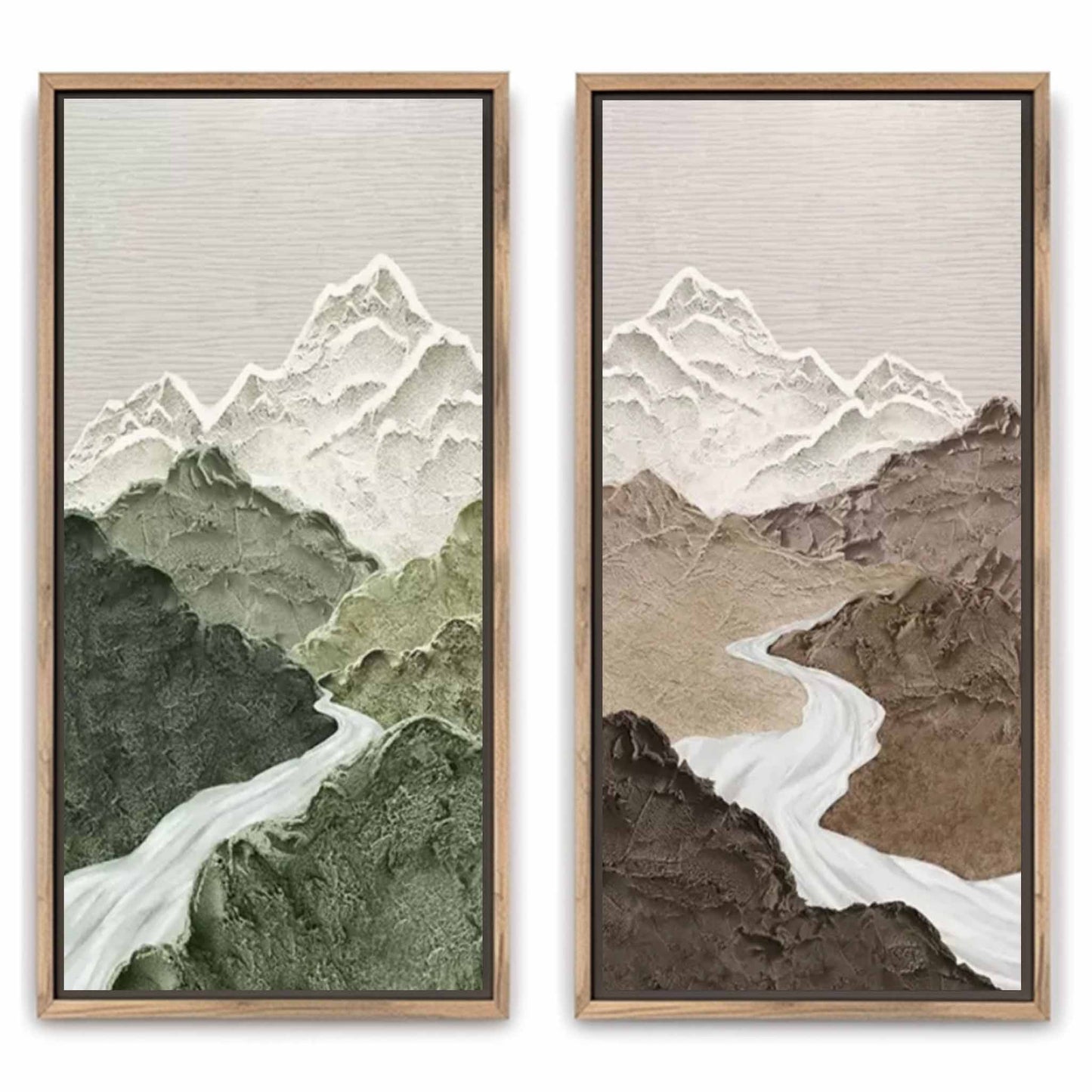Wabi-Sabi Painting Mountain TA#012
