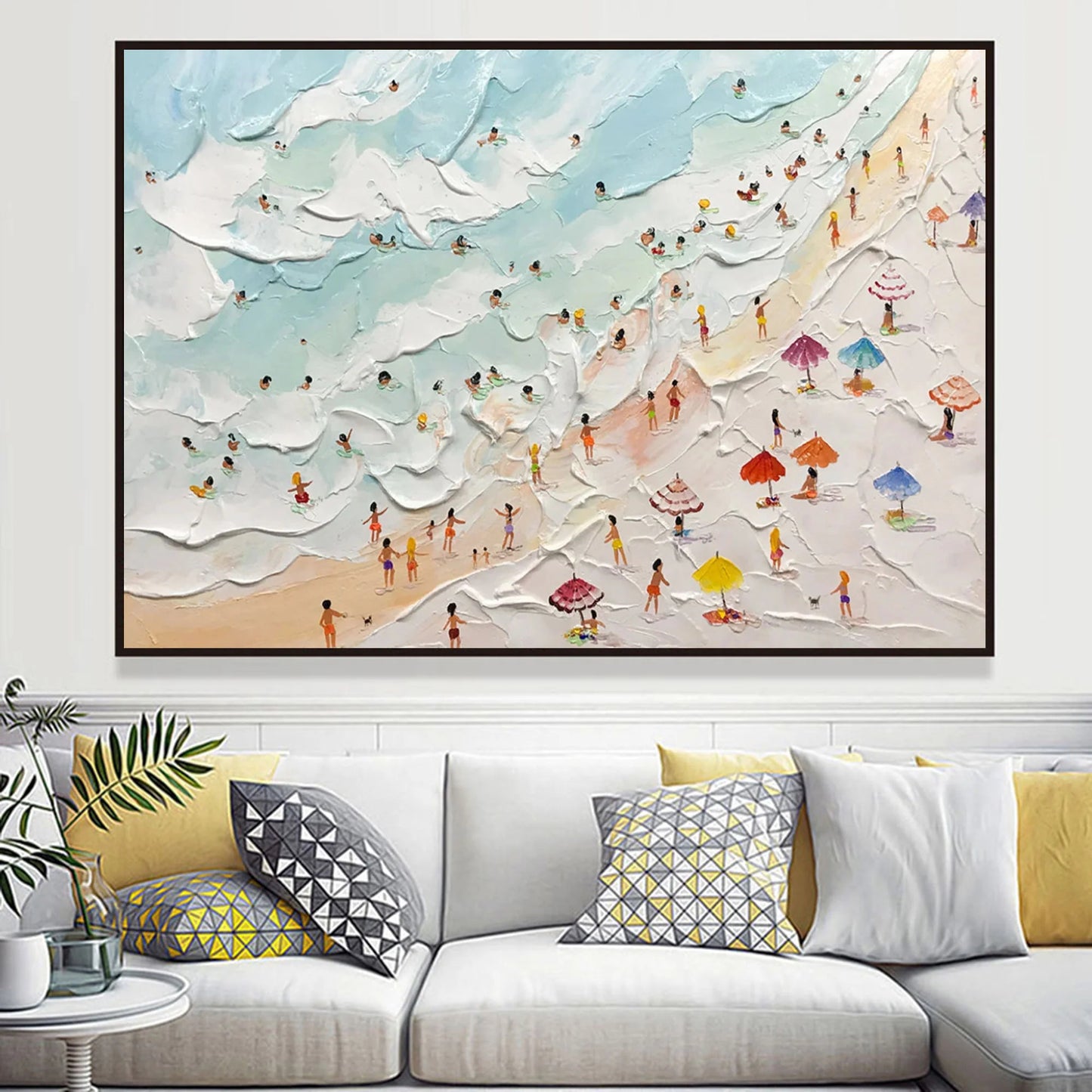 Texture Painting Landscape Ocean TA#032
