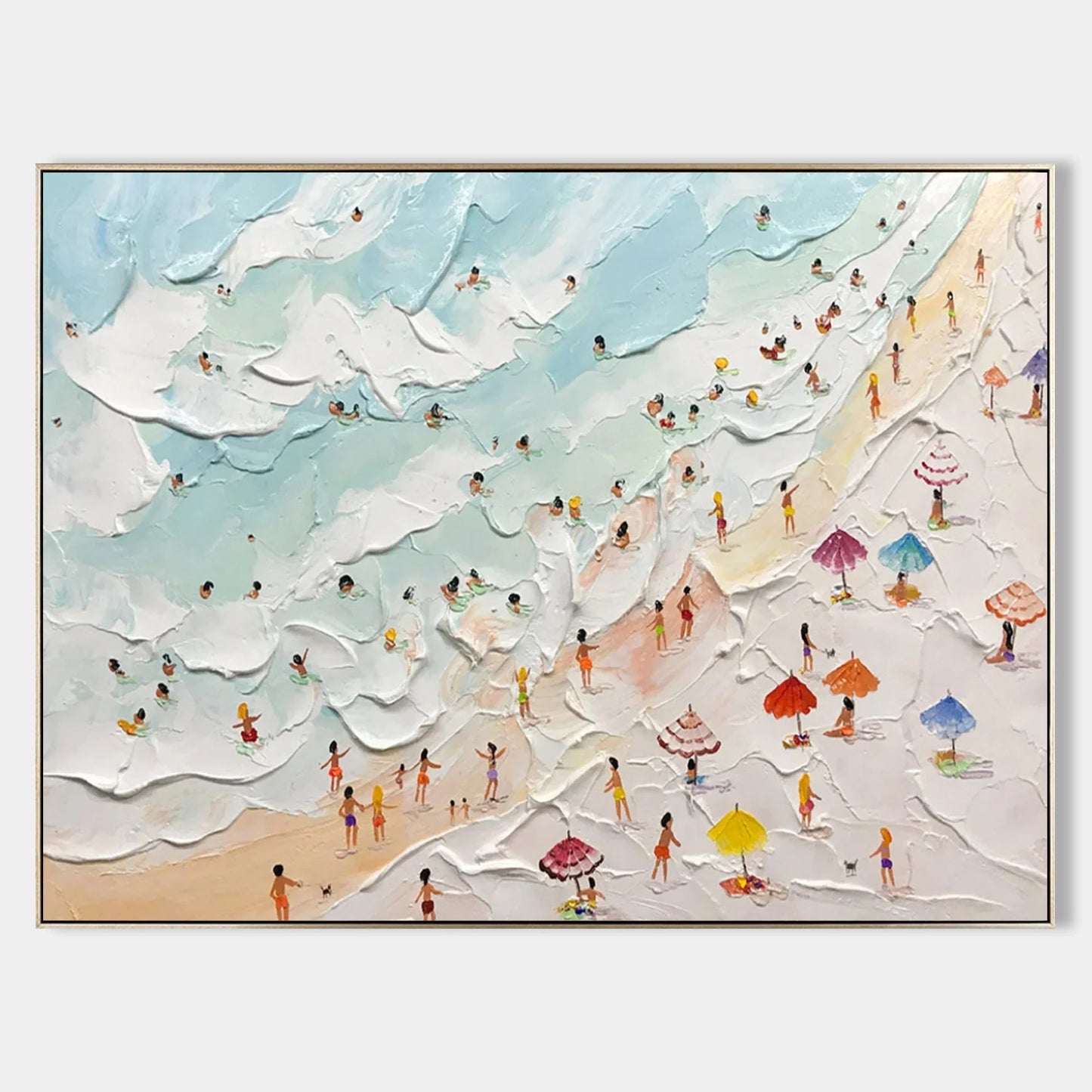 Texture Painting Landscape Ocean TA#032