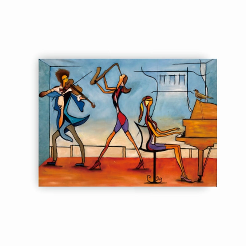 Colorful Abstract Music Band Painting WS#056