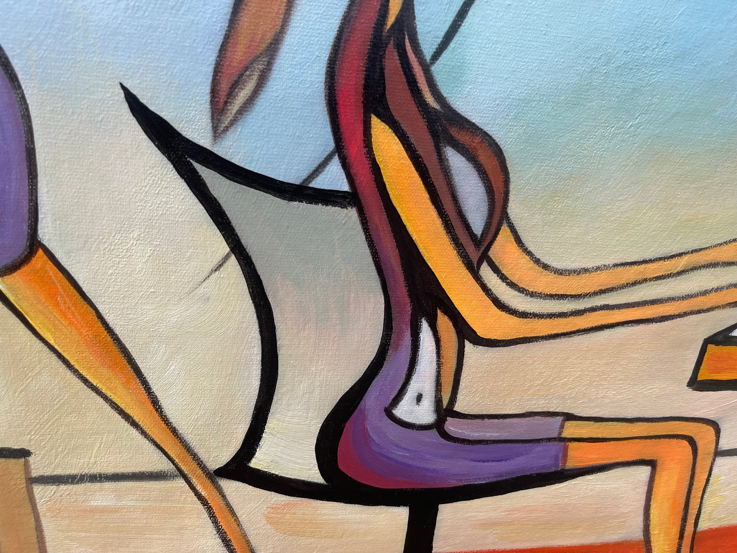 Colorful Abstract Music Band Painting WS#056