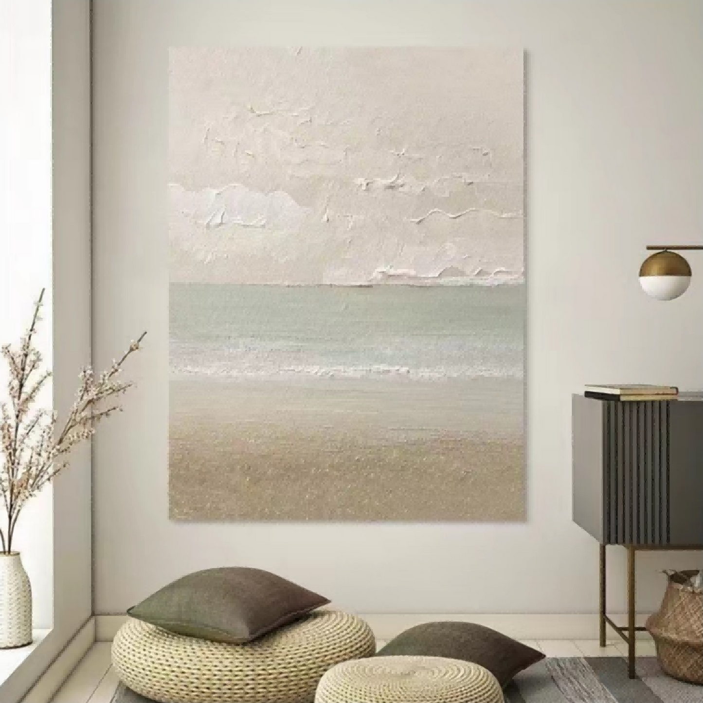 Wabi-Sabi Painting Landscape Ocean WS#019