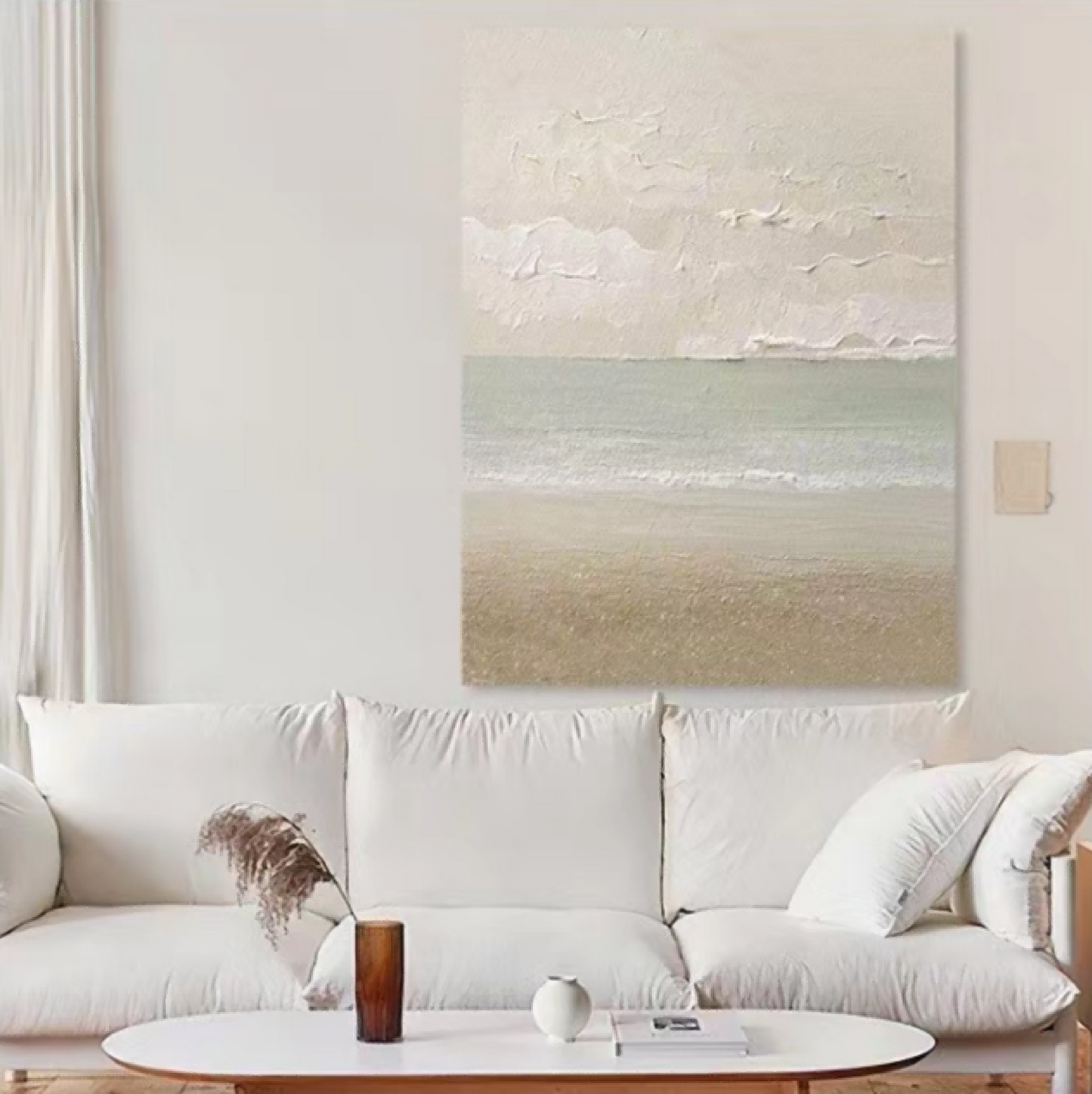 Wabi-Sabi Painting Landscape Ocean WS#019