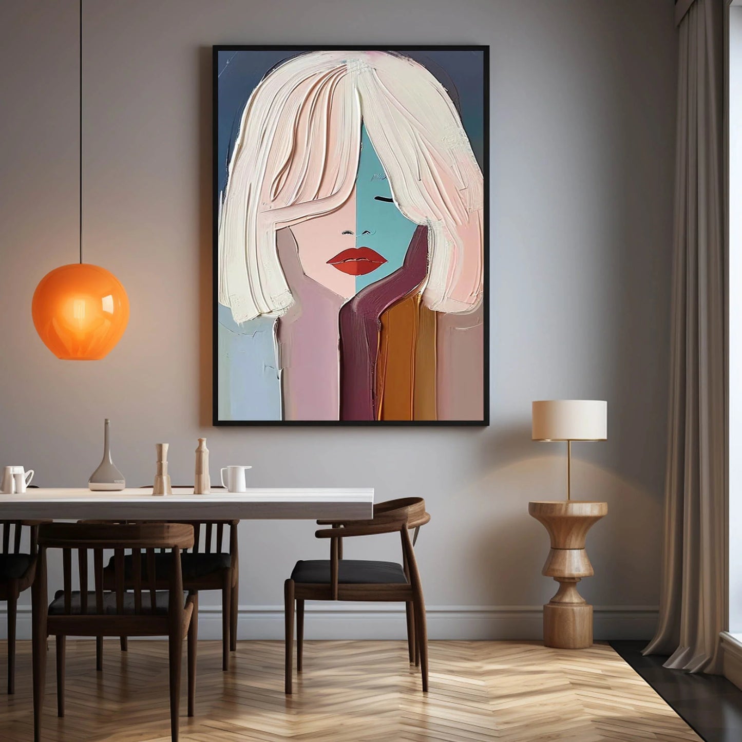 Female Portrait Painting WS#041