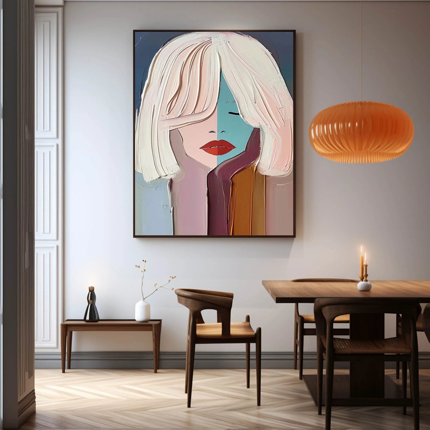 Female Portrait Painting WS#041