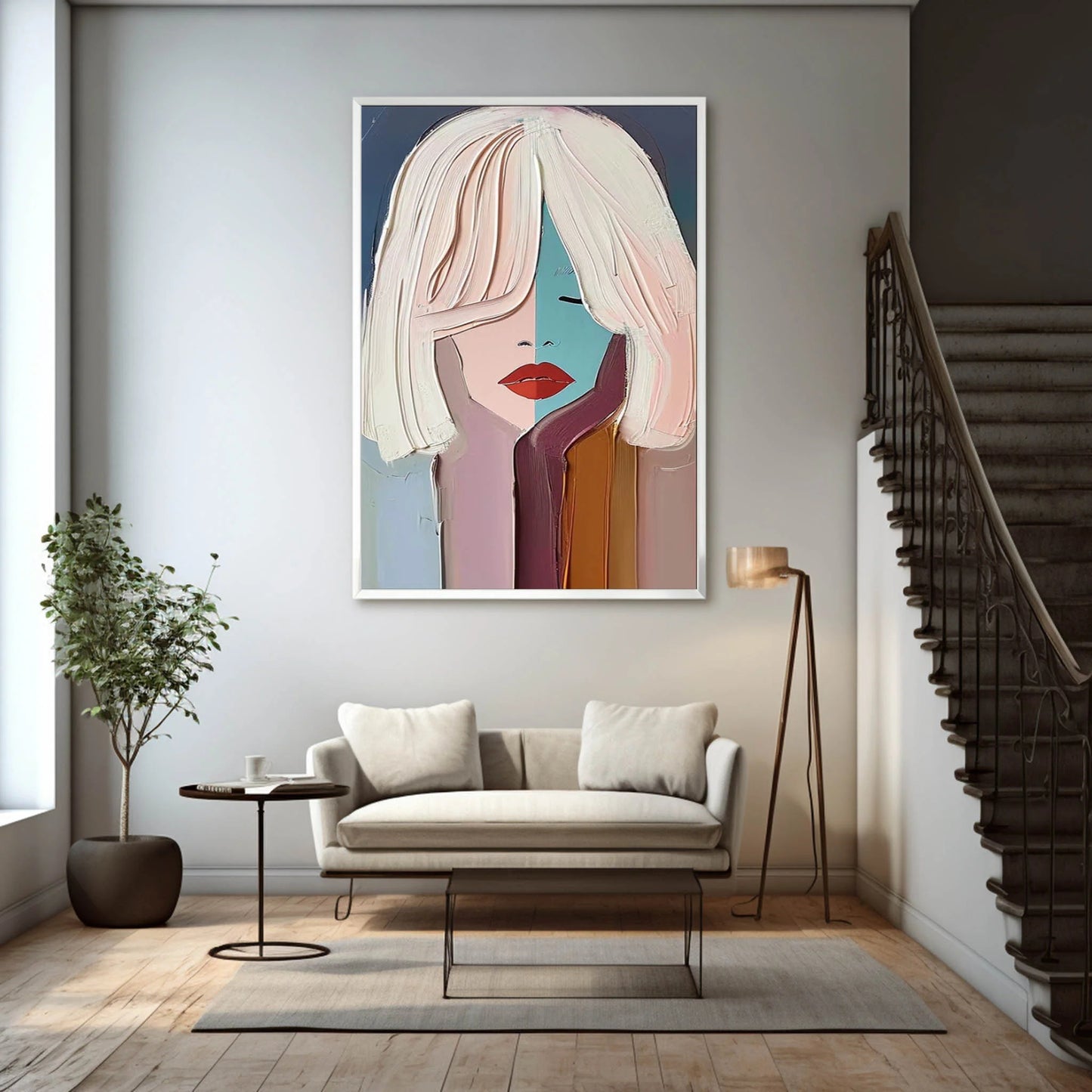 Female Portrait Painting WS#041