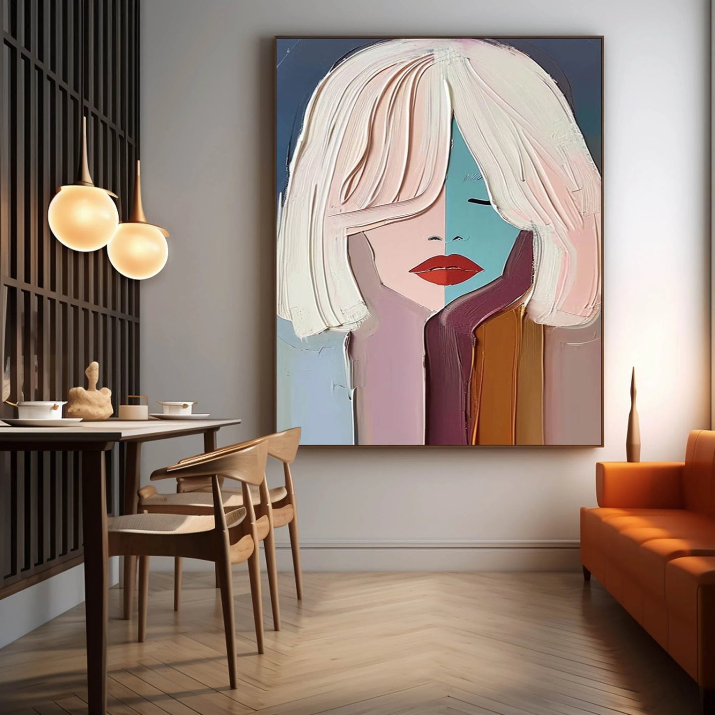 Female Portrait Painting WS#041