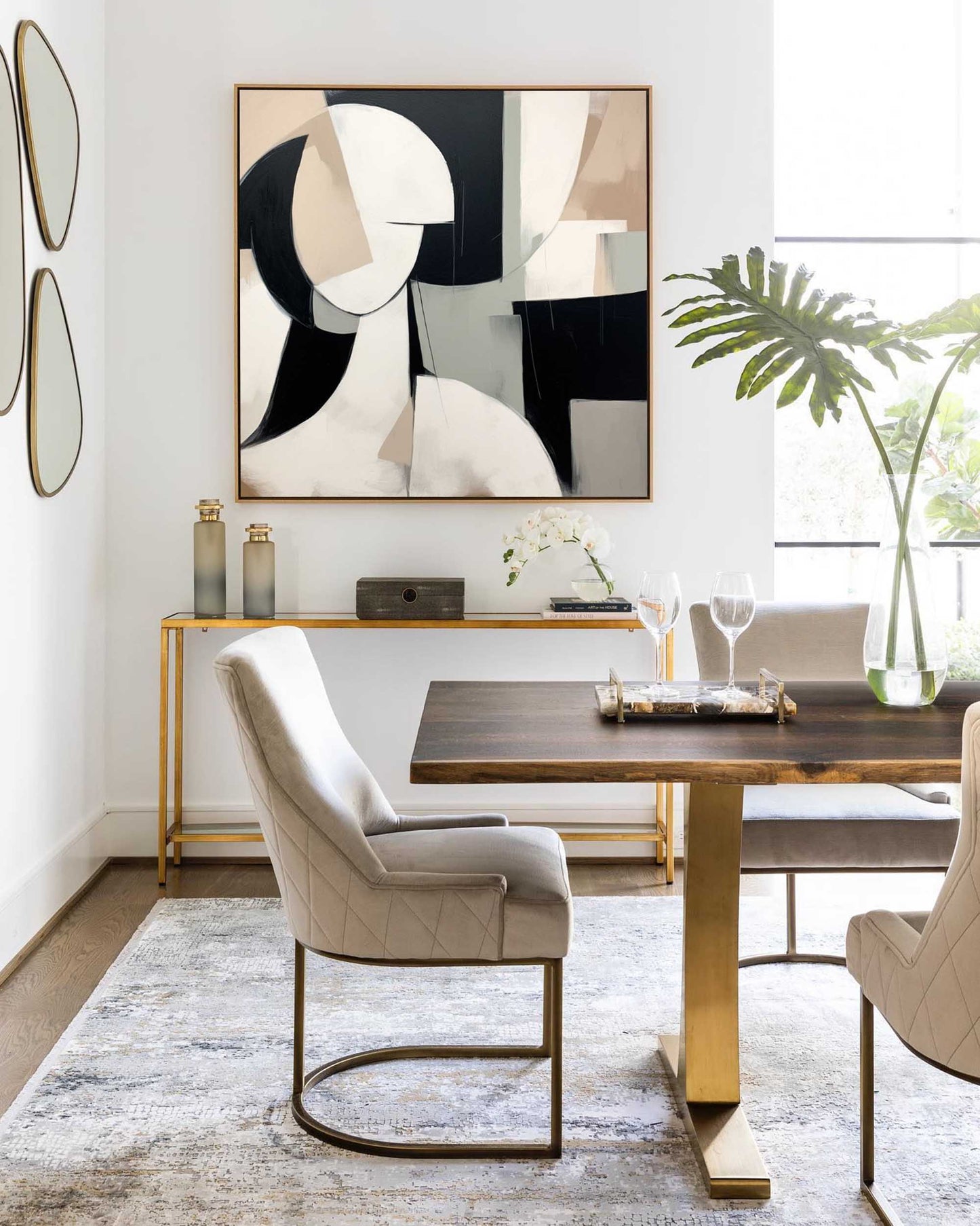 Wabi-Sabi Painting Geometric WS#016