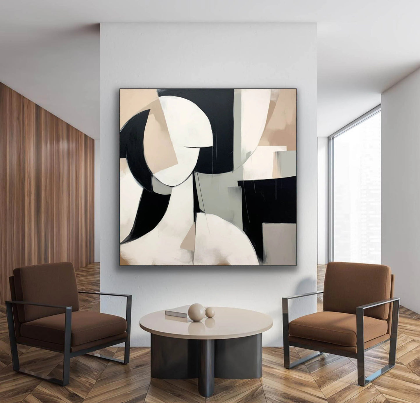 Wabi-Sabi Painting Geometric WS#016