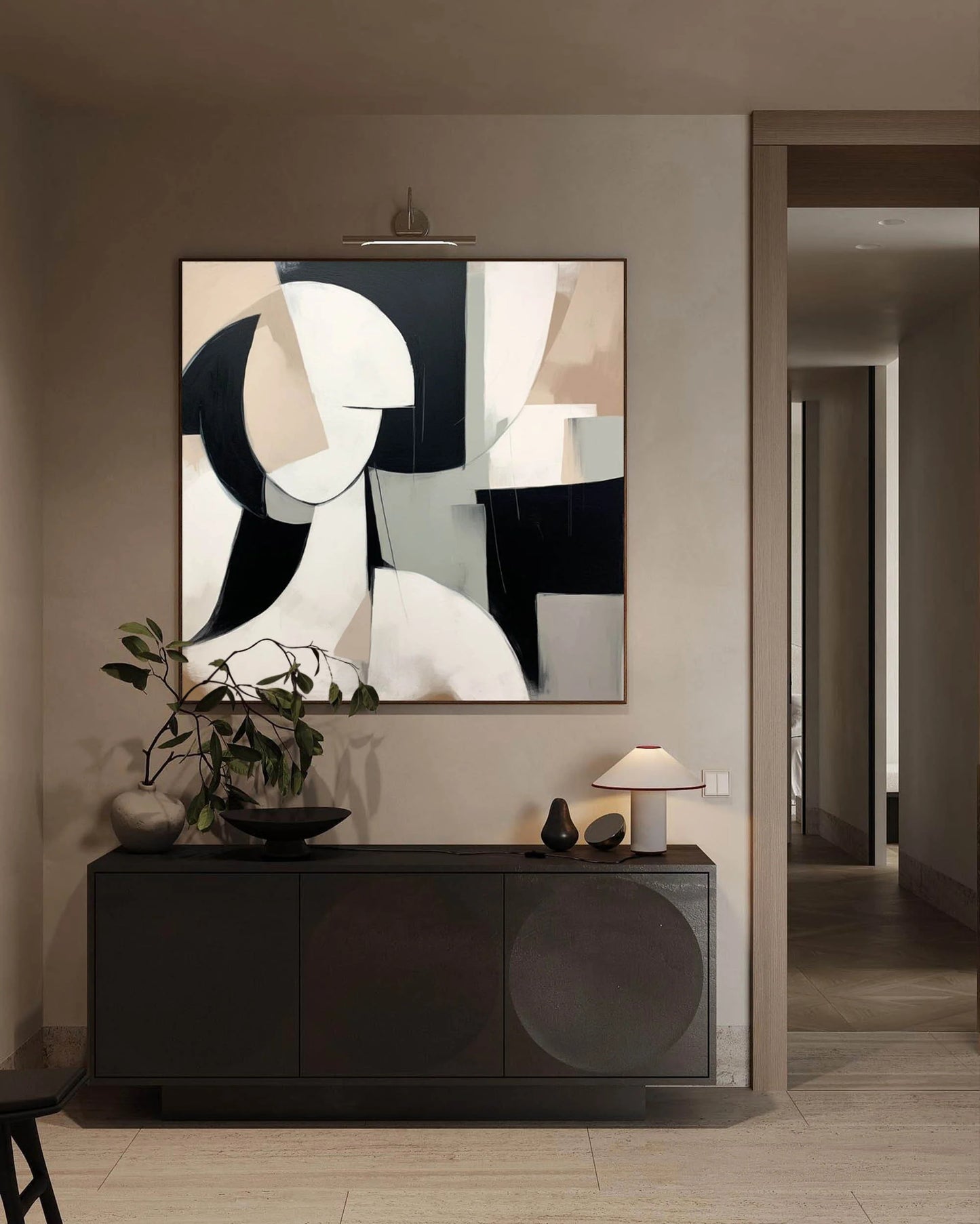 Wabi-Sabi Painting Geometric WS#016