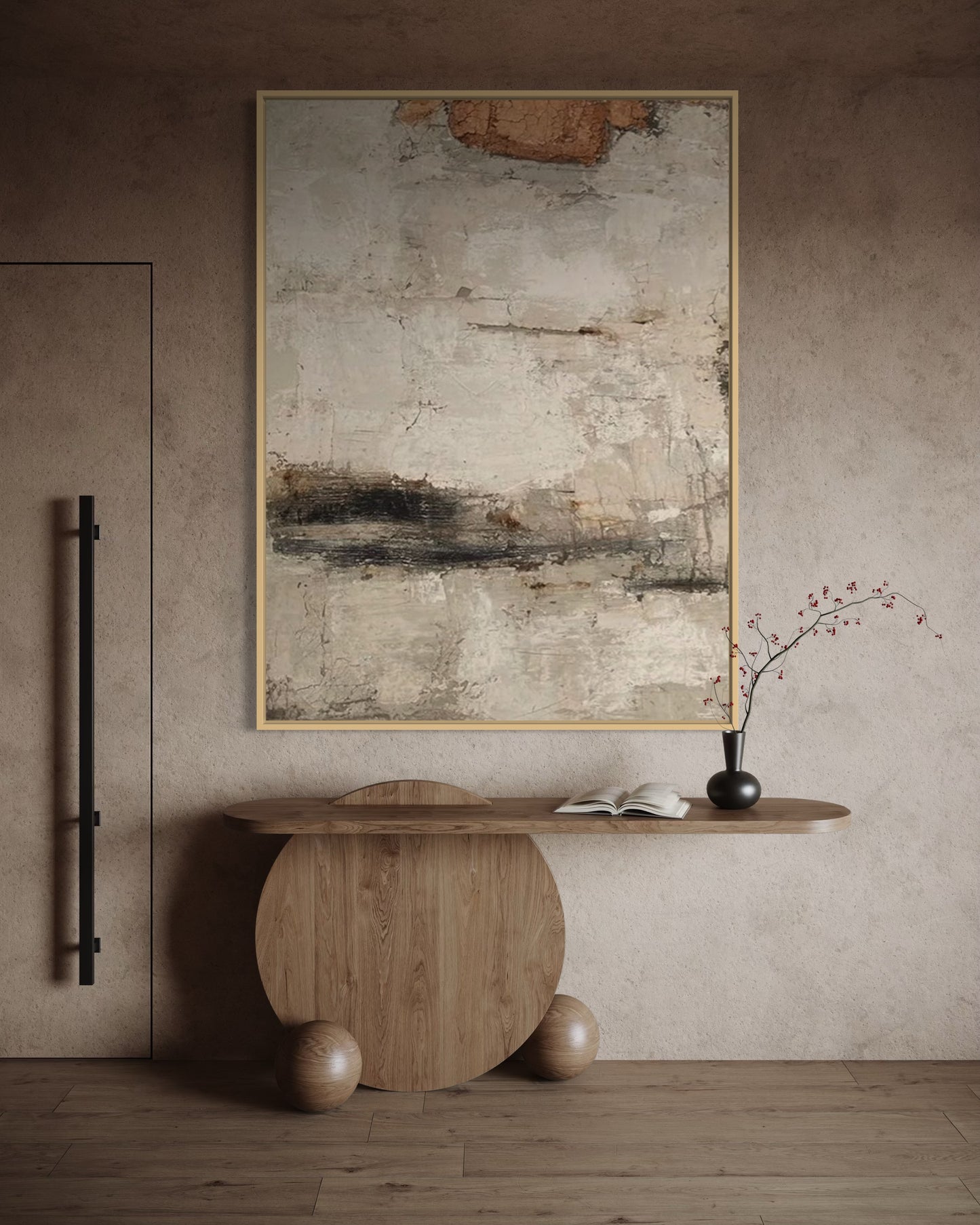 Minimalist Neutral Toned Painting CM#118