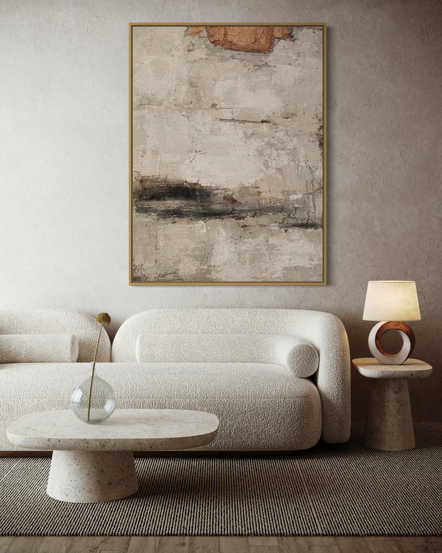 Minimalist Neutral Toned Painting CM#118