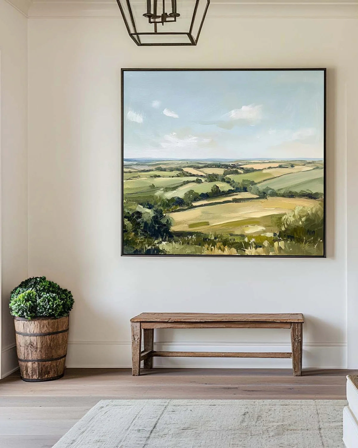 Minimalist Spring Landscape Painting CM#148