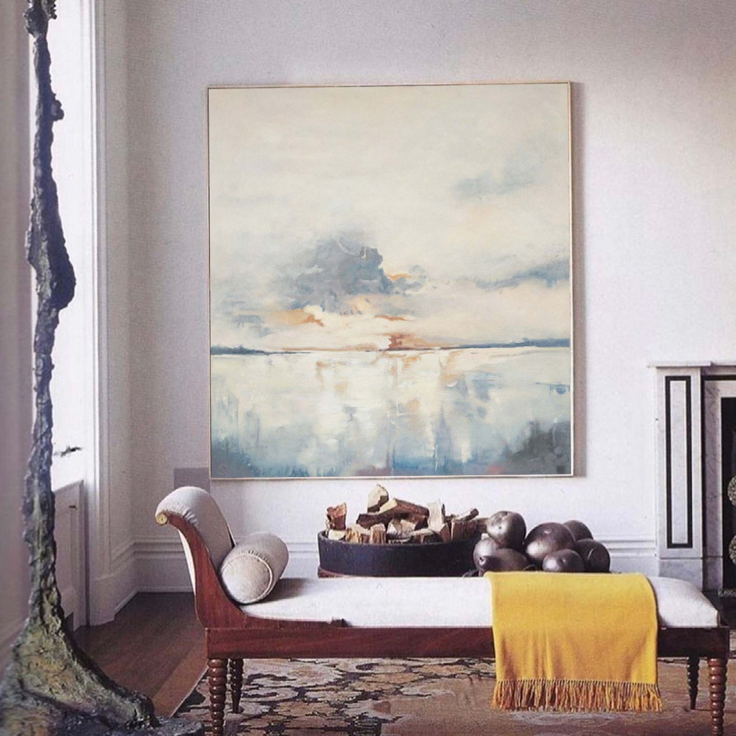 Minimalist Blue Ocean Painting CM#130