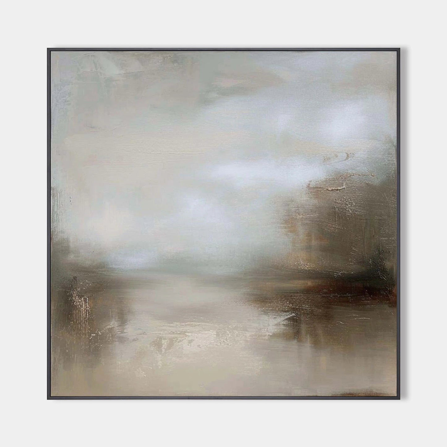 Minimalist Forest Landscape Painting CM#142