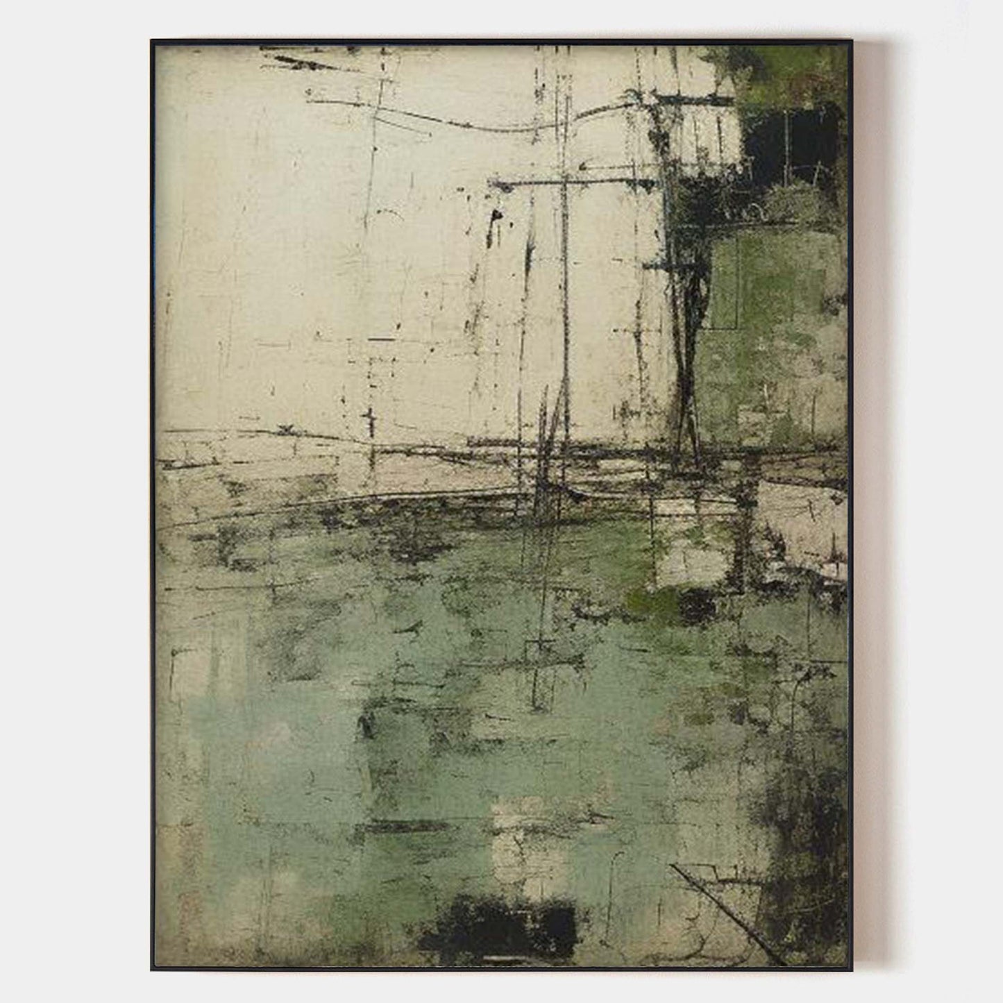 Minimalist Neutral Toned Painting CM#120