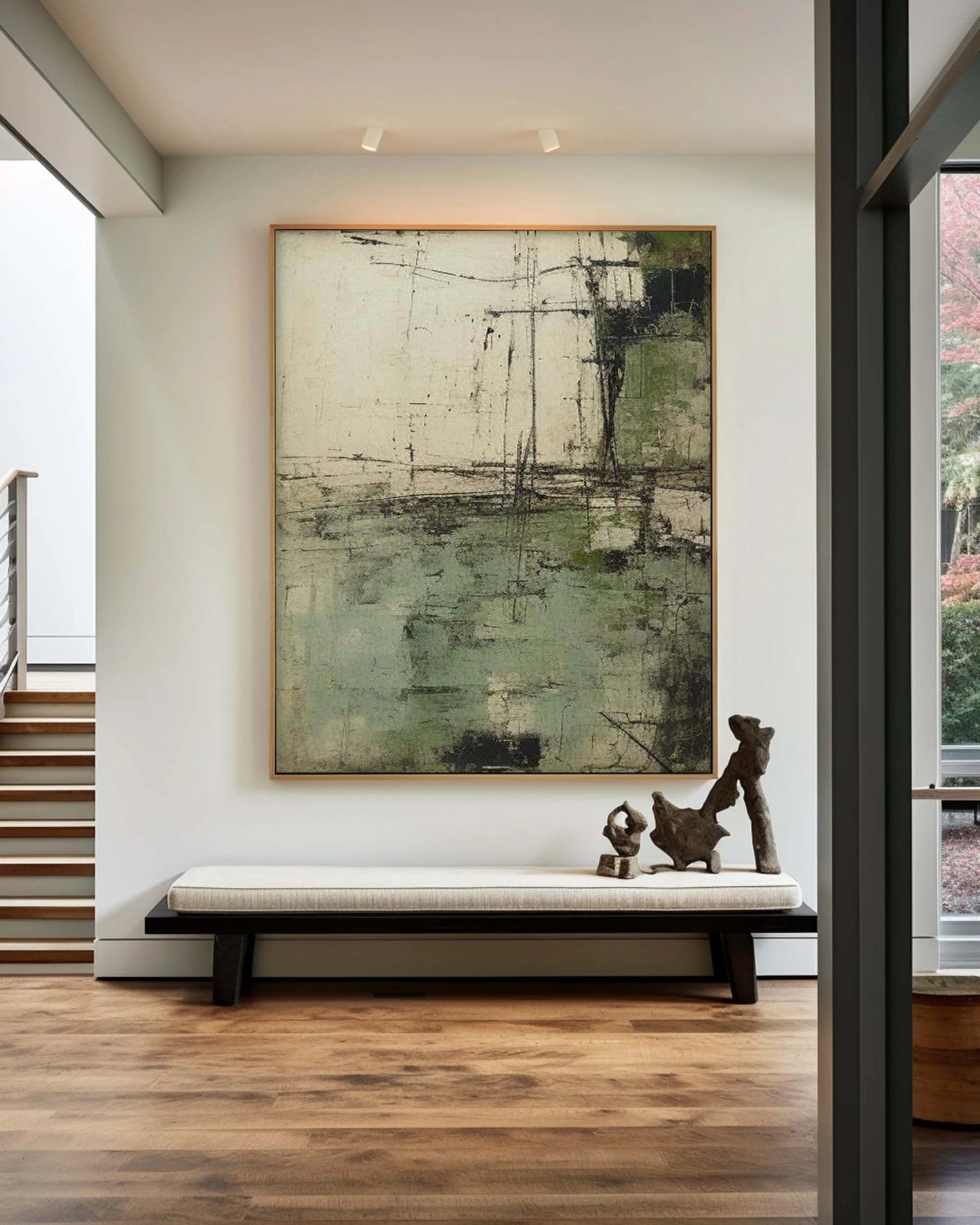 Minimalist Neutral Toned Painting CM#120