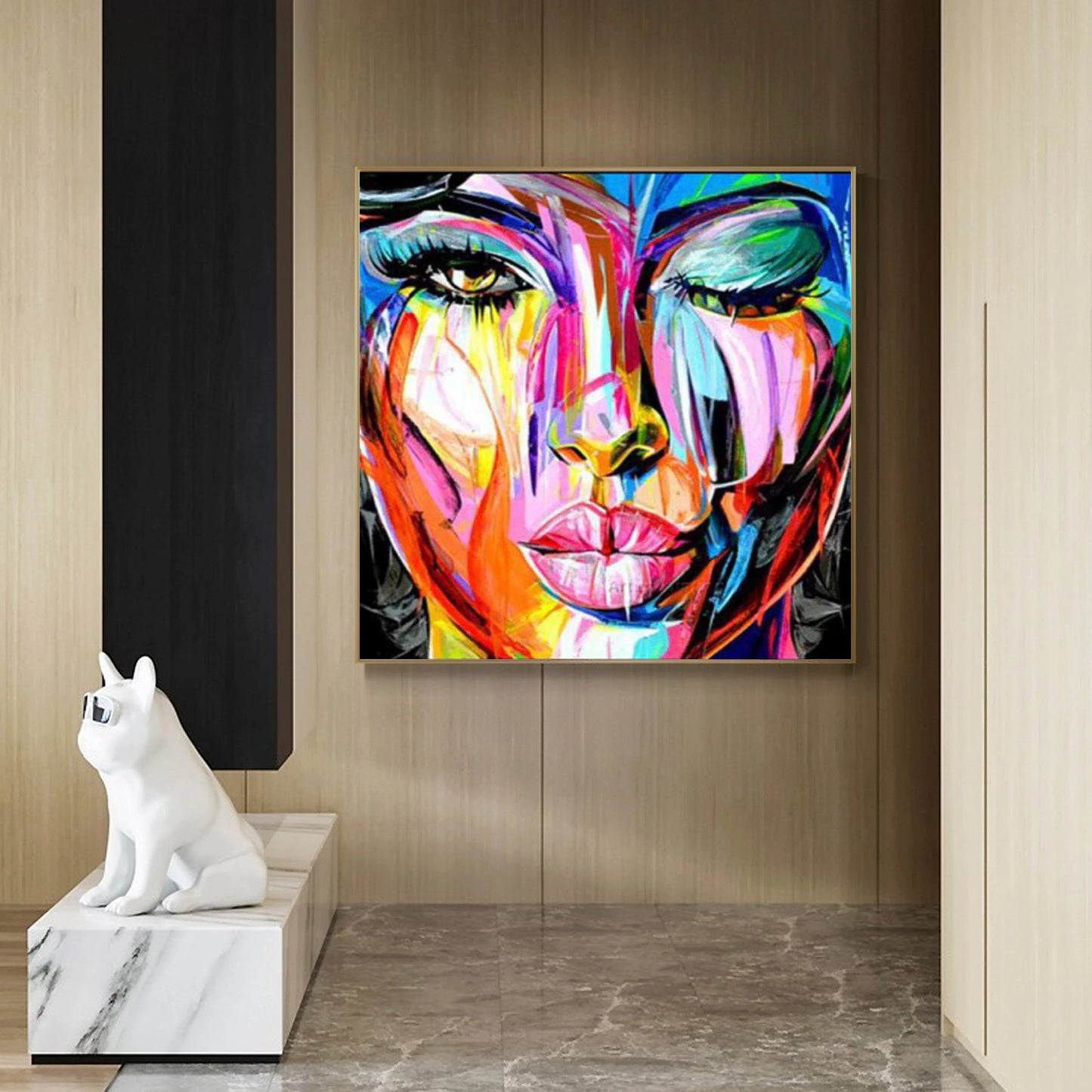 Colorful Female Portrait CA#054
