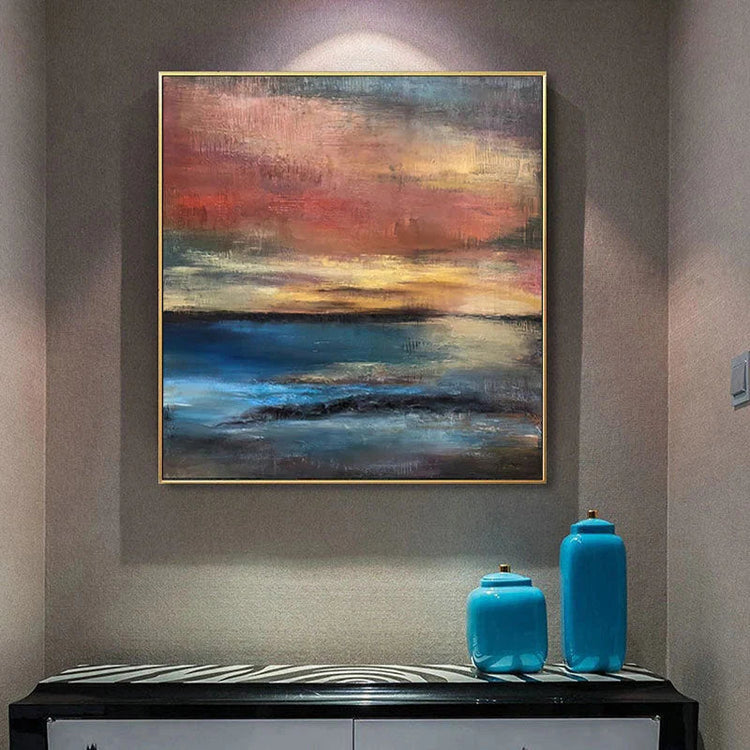 Square Oil Paintings – Balanced & Versatile Wall Art