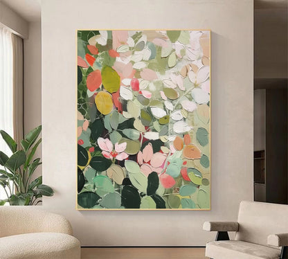 Floral Abstract Oil Painting