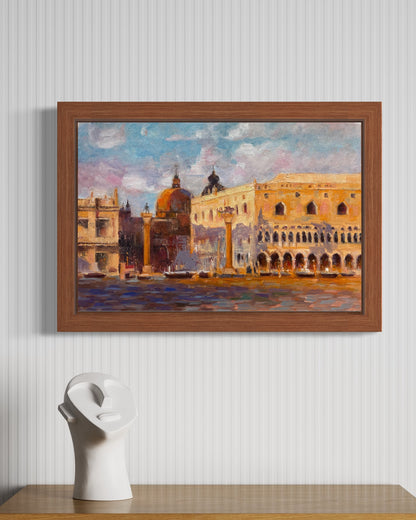 Venetian Architecture Oil Painting