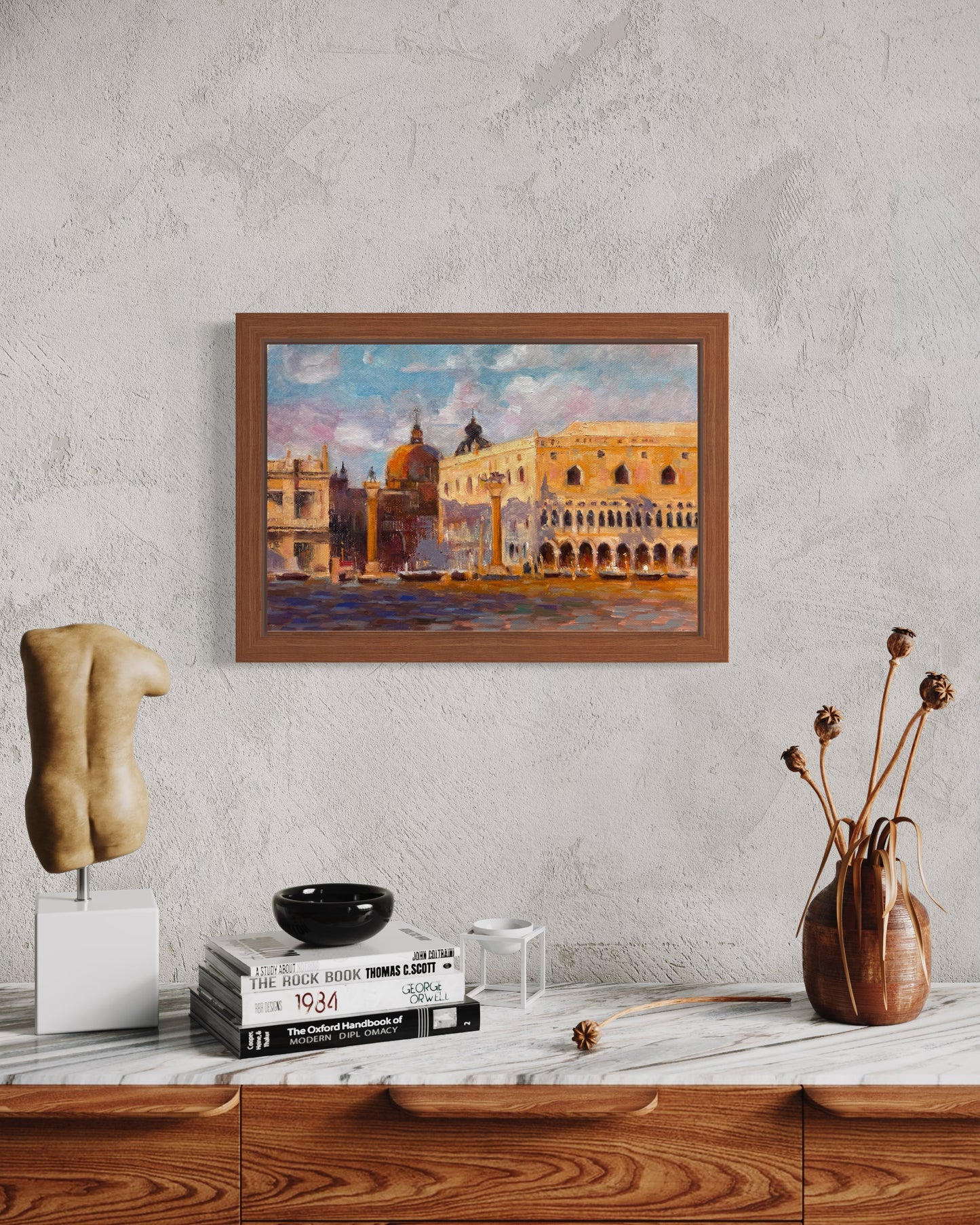 Venetian Architecture Oil Painting