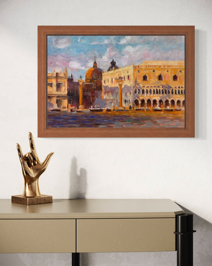 Venetian Architecture Oil Painting