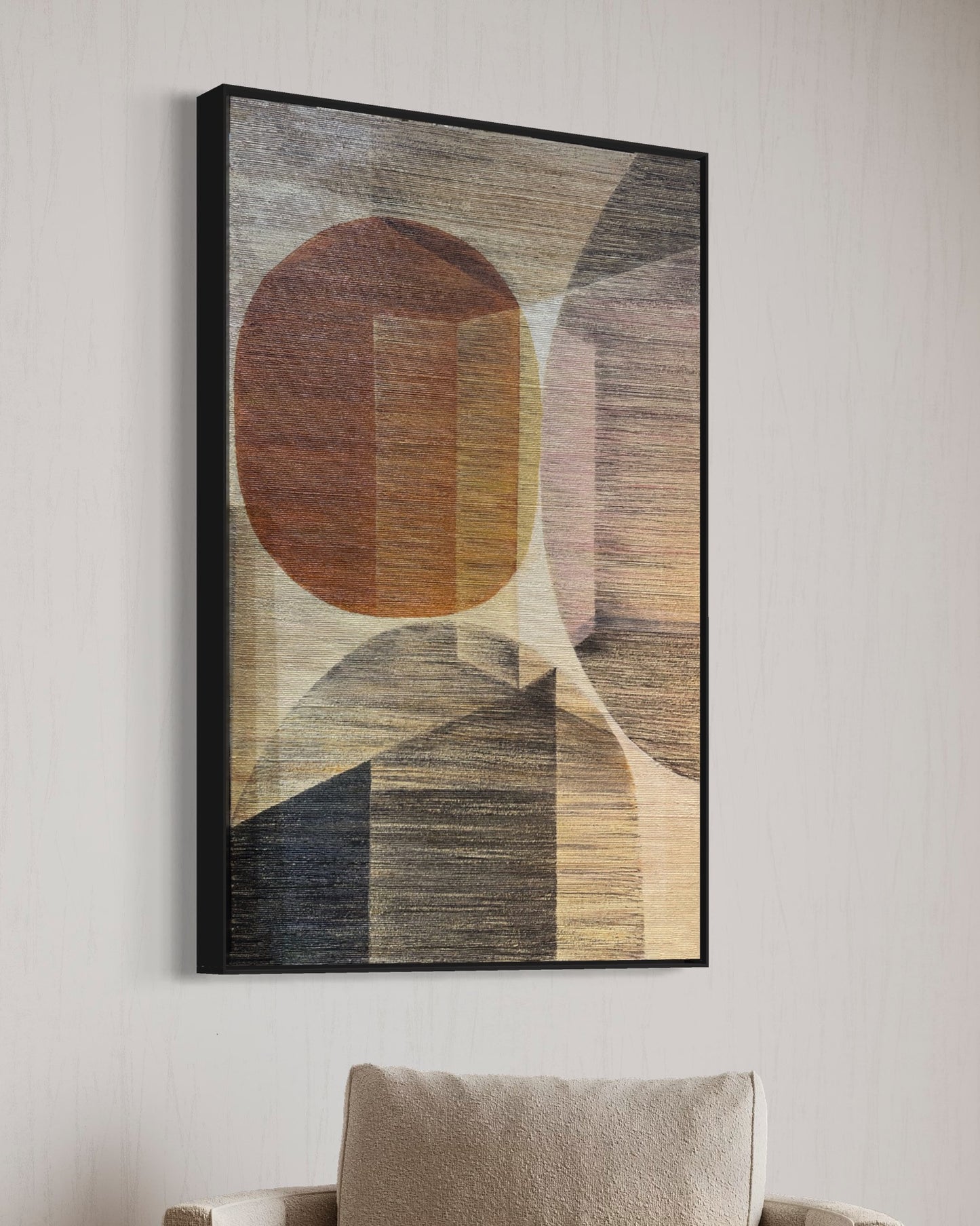 3D Geometry Large Colorful Abstract Fine Art Oil Paintings On Canvas Living Room Wall Art