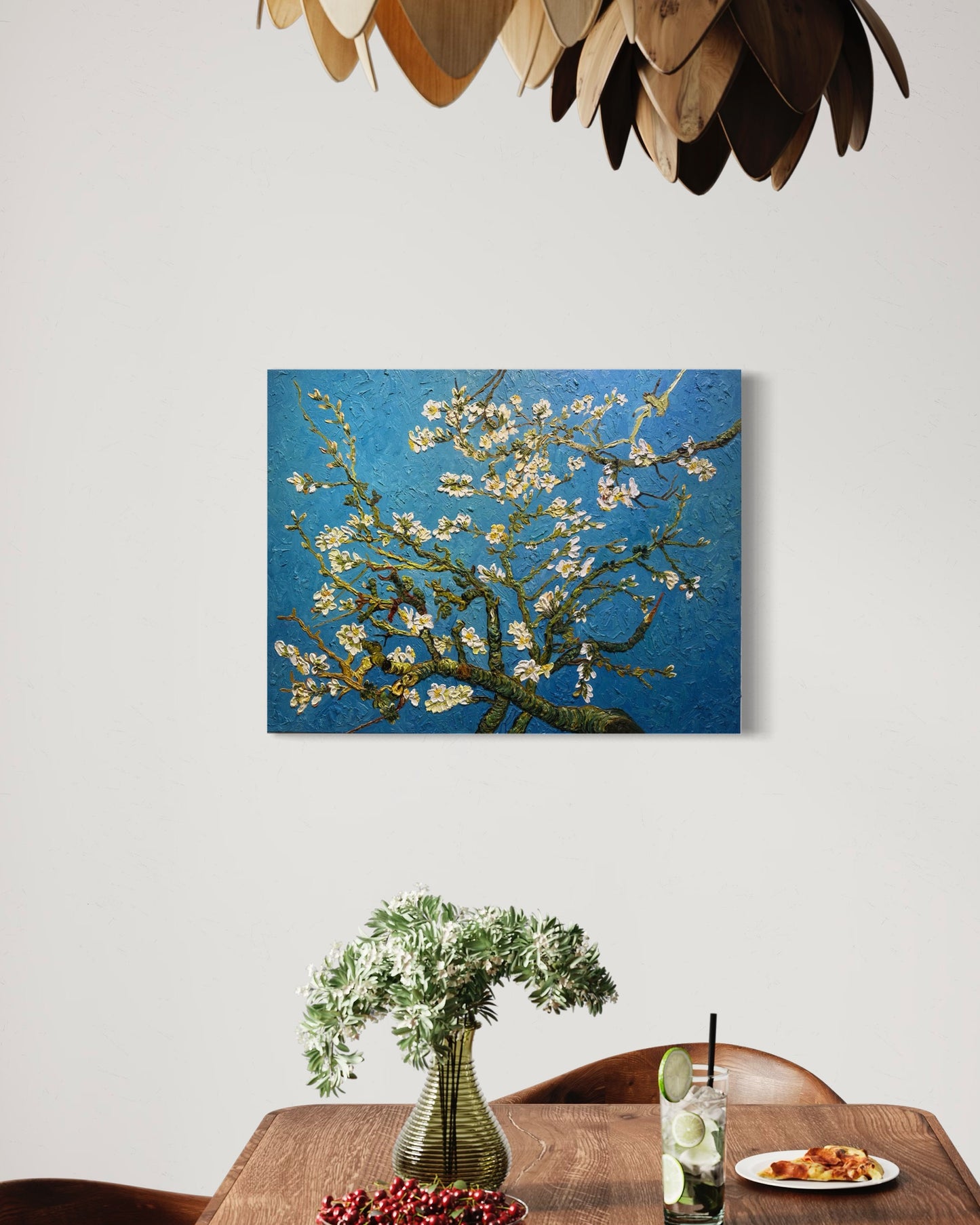 Almond Blossoms Oil Painting in the Style of Van Gogh